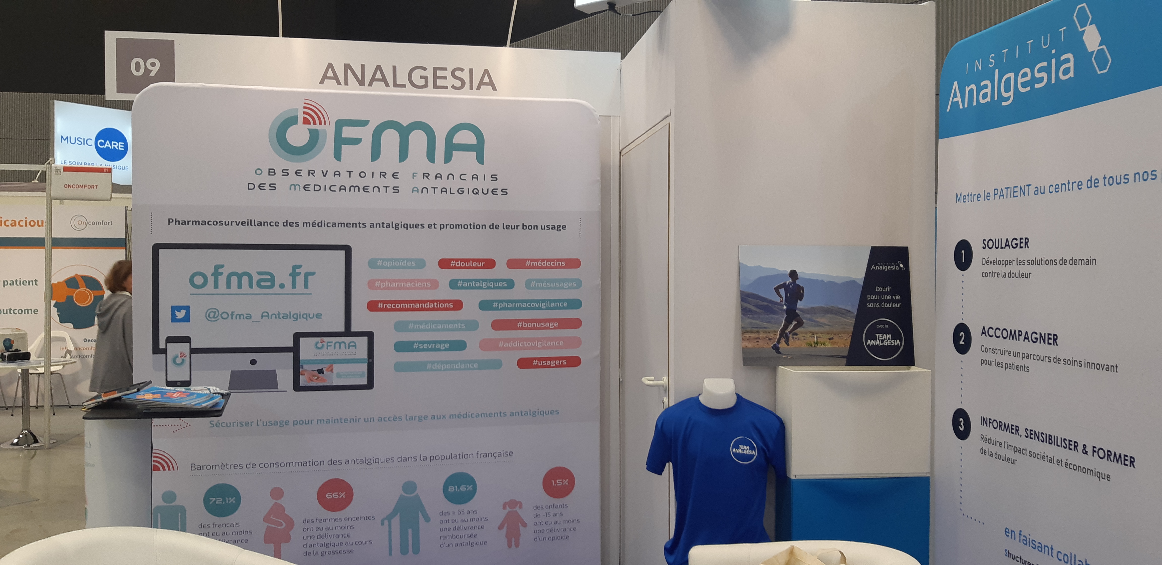 Photo Stand congrès SFETD 2019 ANALGESIA 2