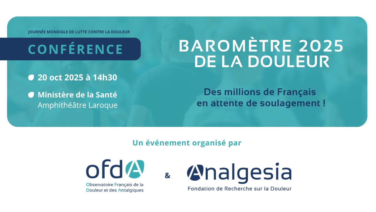 Présentation du Baromètre 2025 de la Douleur en France au Ministère de la Santé, le 20 octobre 2025
