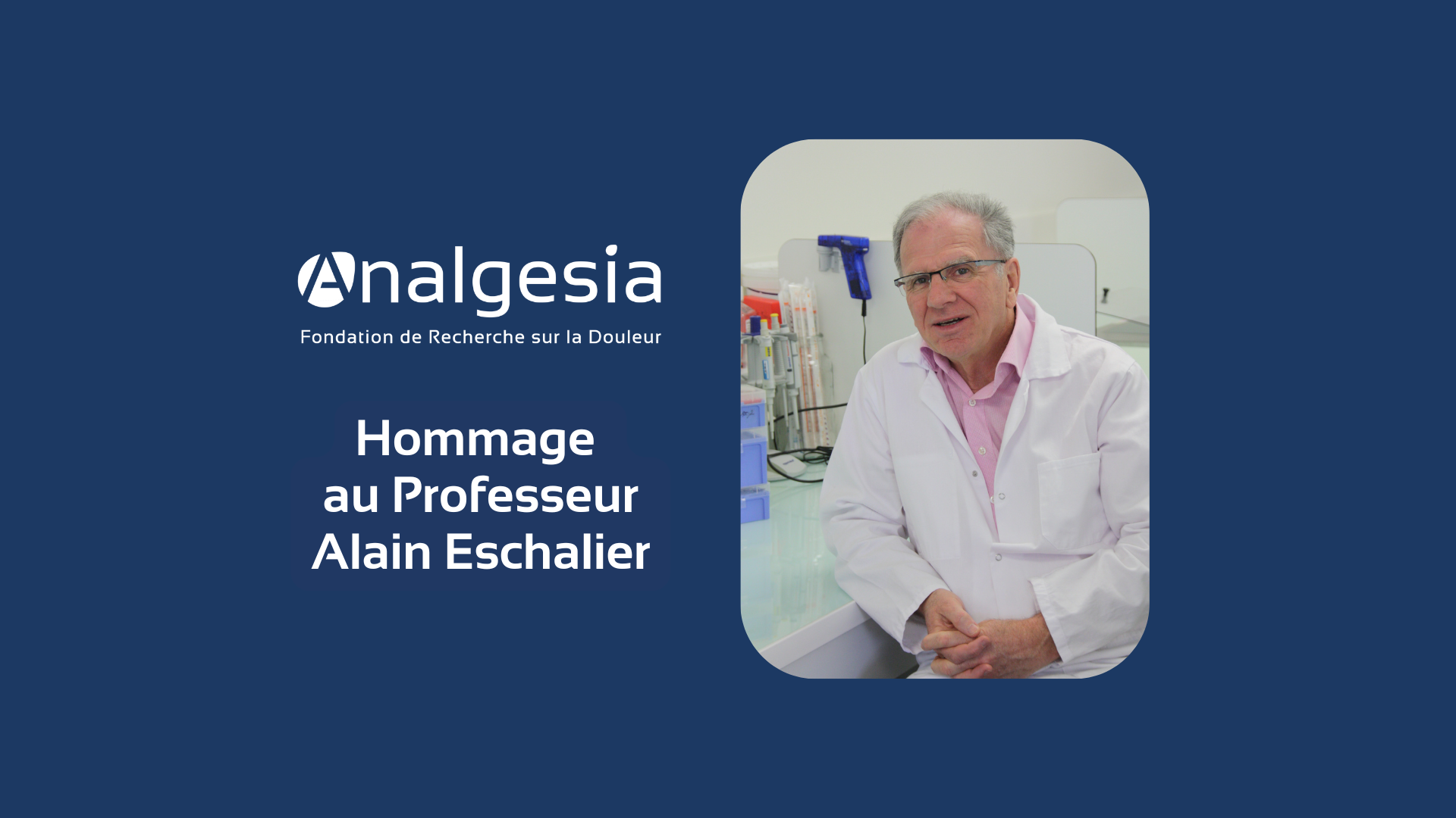 Hommage à Alain Eschalier